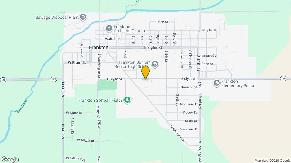 603 E Clyde St Map and Location Details