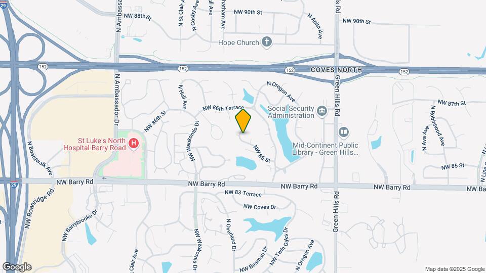 8533 N Overland Dr Map and Location Details