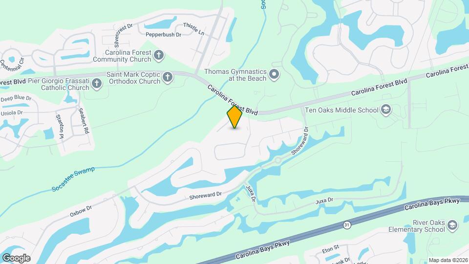 154 Westhaven Dr Map and Location Details