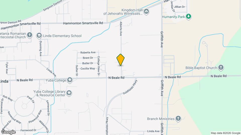 Alberta Gardens Apt Map and Location Details