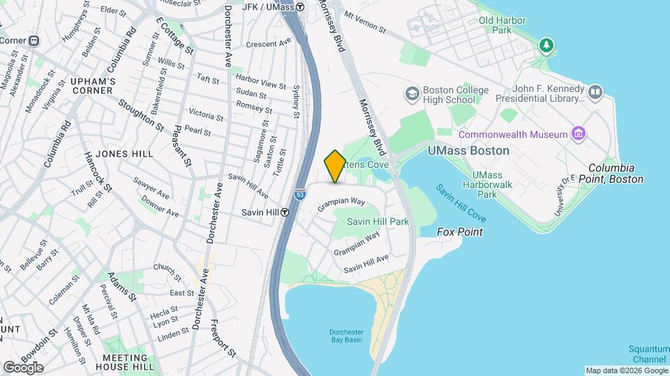 354 Savin Hill Ave Map and Location Details