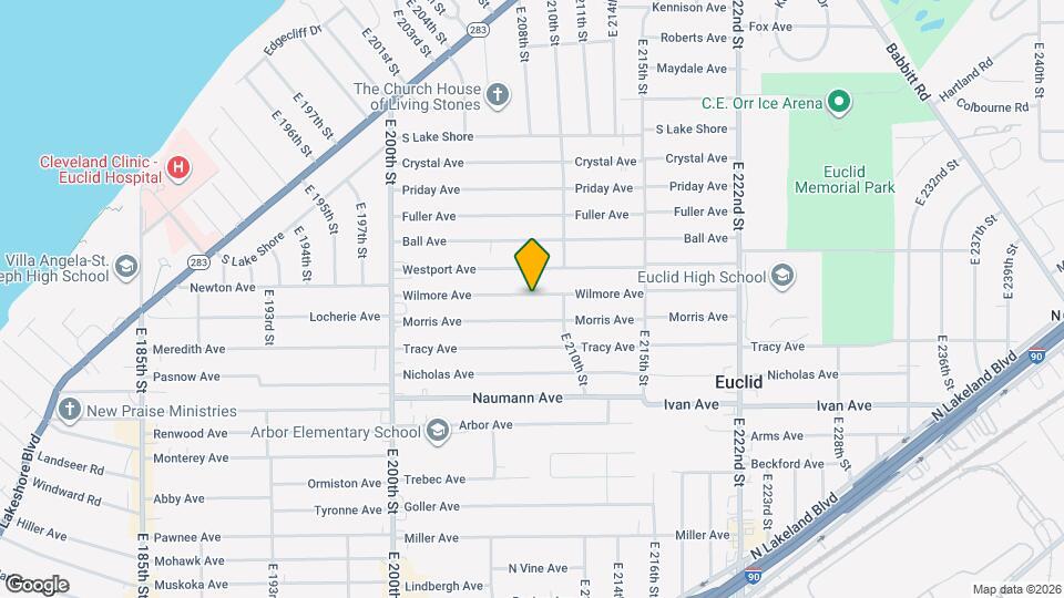 20870 Wilmore Ave Map and Location Details