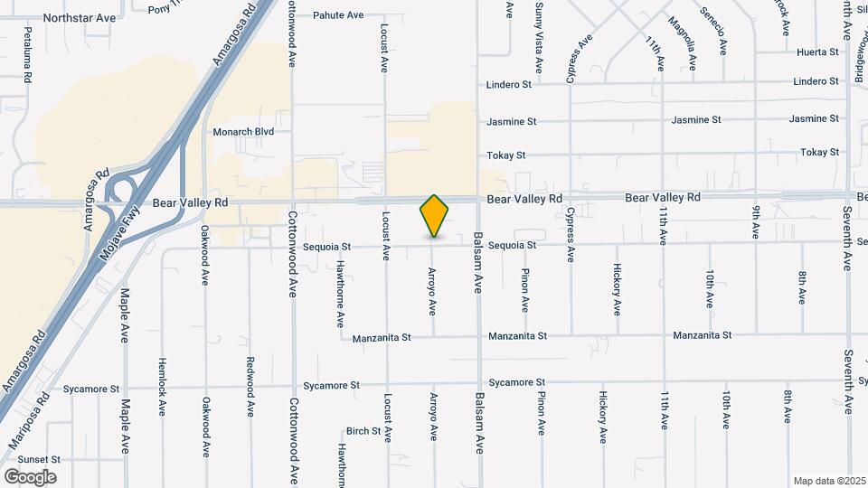 15254 Sequoia St-Unit -#B Map and Location Details