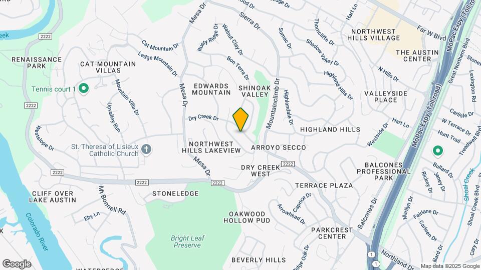 3911 Dry Creek Dr Map and Location Details