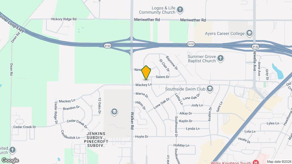 3214 Mackey Ln Map and Location Details