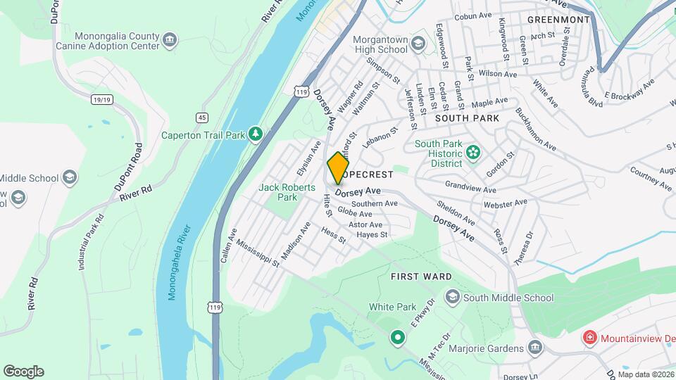 459 Dorsey Ave Map and Location Details