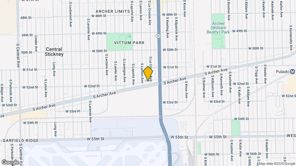 5442 S Archer Ave, Unit Apartment 2 Map and Location Details