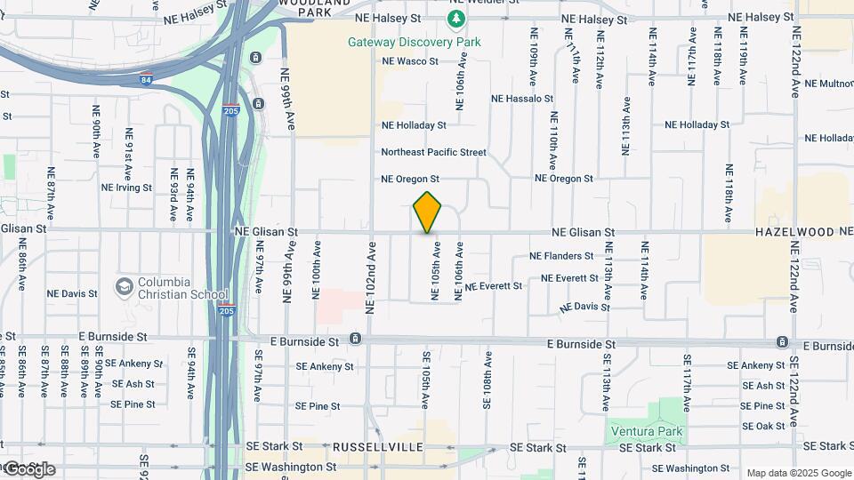 10420 NE Glisan St Mapa y Detalles de la Ubicación