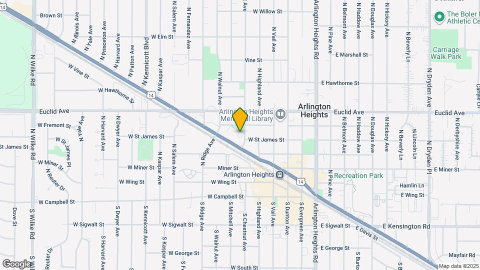 303 W Park Pl Map and Location Details