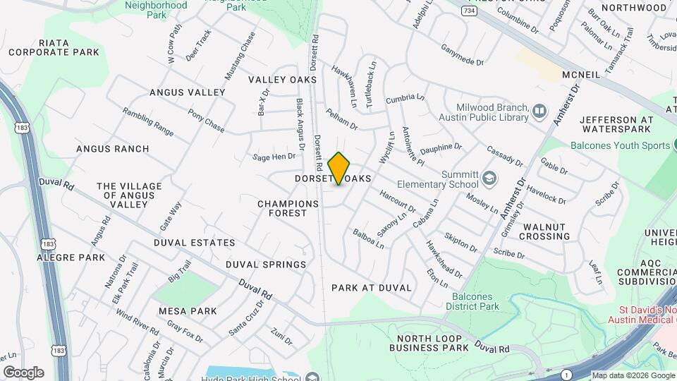 4500 Dorsett Oaks Cir Map and Location Details