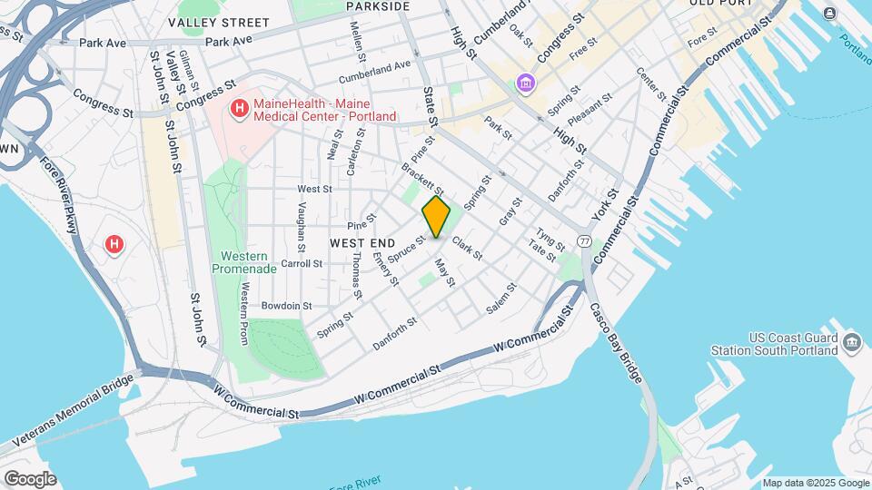 253 Spring St Map and Location Details