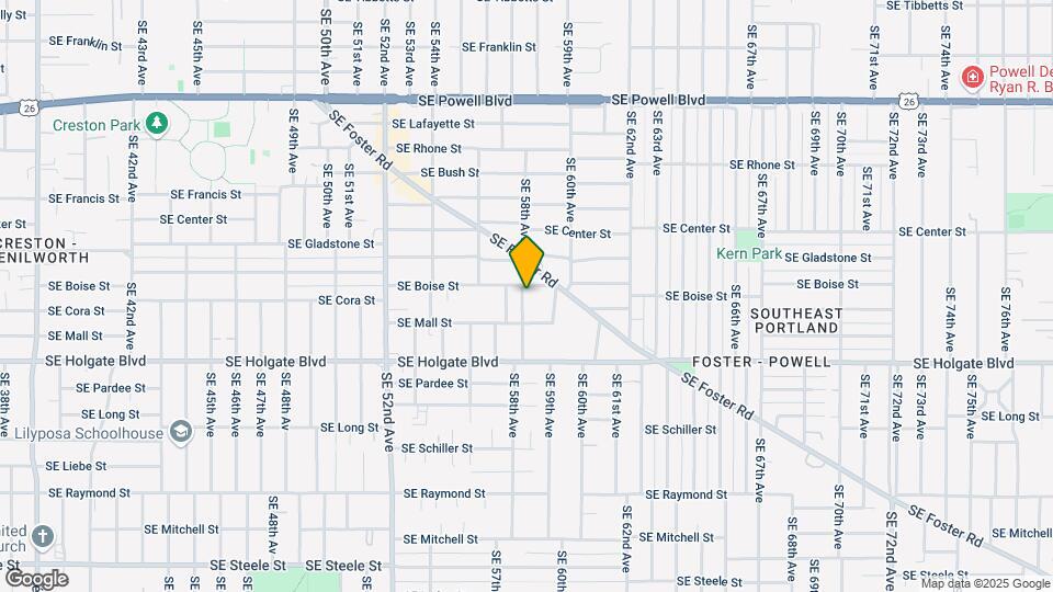 4202-4224-4224 SE 58th Ave Mapa y Detalles de la Ubicación