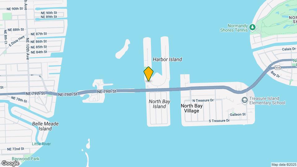 Bayshore Yacht & Tennis Club Map and Location Details