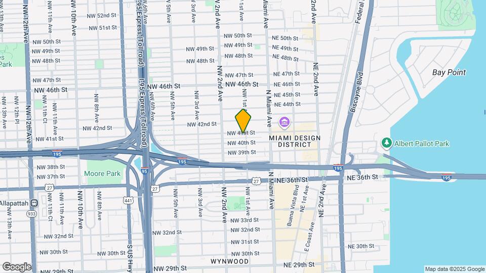 4020 NW 1st Ave Map and Location Details
