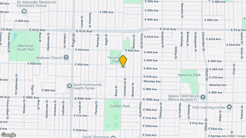 6135 Commercial St Map and Location Details