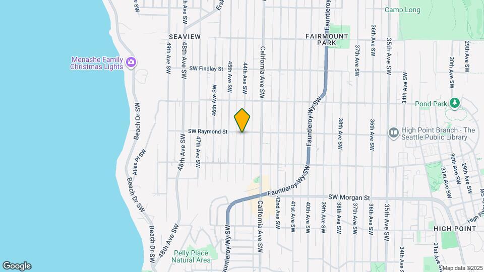 4401 SW Raymond St Map and Location Details