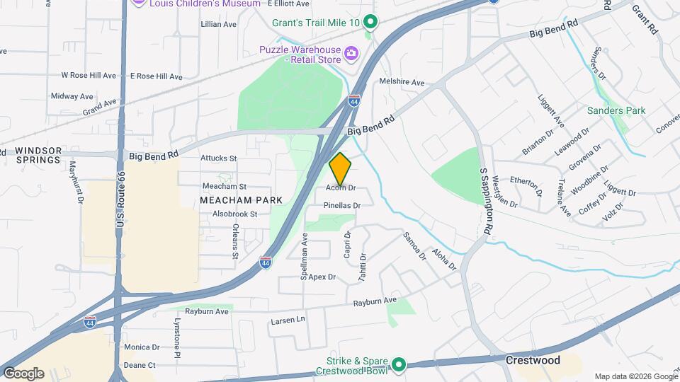 600 Acorn Dr Mapa y Detalles de la Ubicación