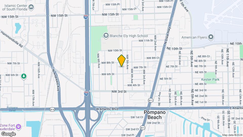 619 NW 6th Ave Map and Location Details