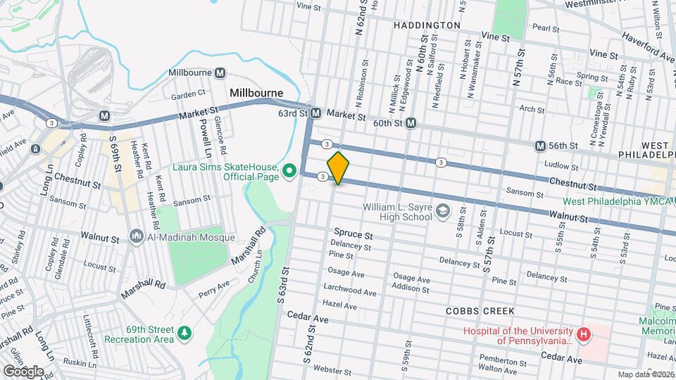 225 S 62nd St Mapa y Detalles de la Ubicación