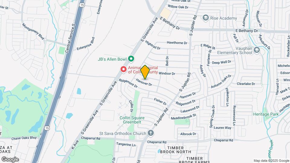 521 Hanover Dr Map and Location Details