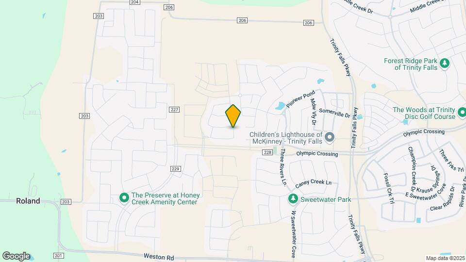 8017 Brookhaven Dr Map and Location Details