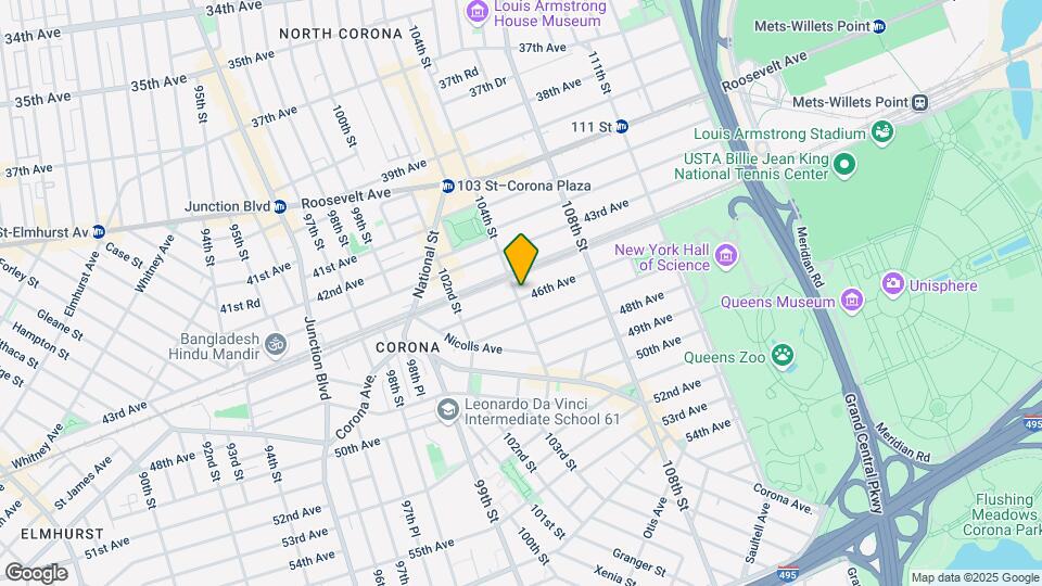 45-19 104th St Mapa y Detalles de la Ubicación