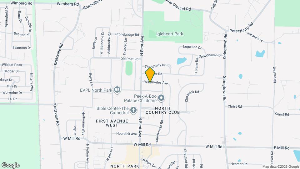 706 W Berkeley Ave Mapa y Detalles de la Ubicación