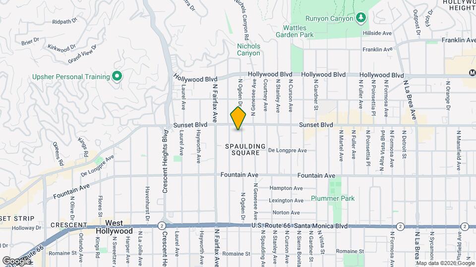 1441 N Ogden Dr Map and Location Details