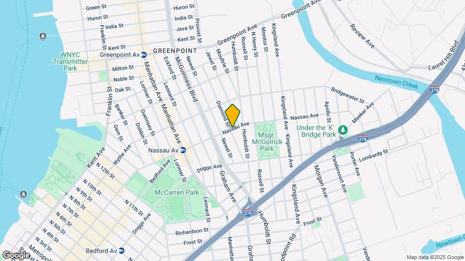 68 Diamond St Mapa y Detalles de la Ubicación