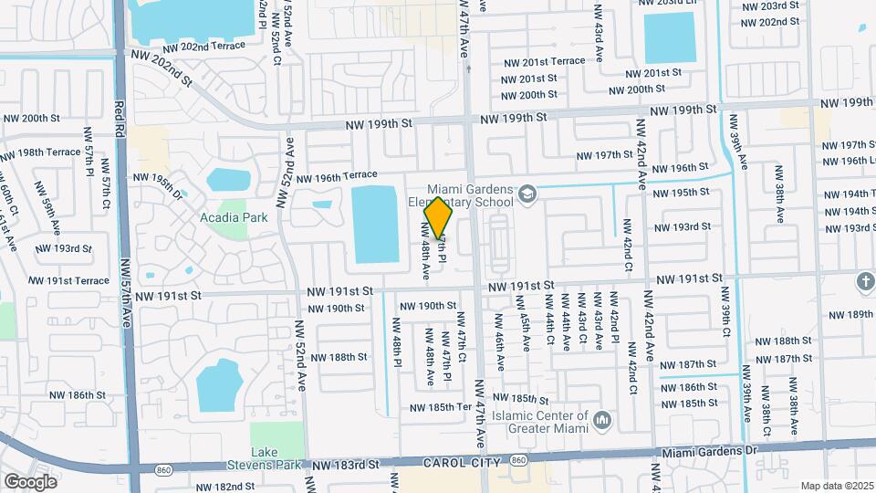 19252 NW 47th Pl Map and Location Details