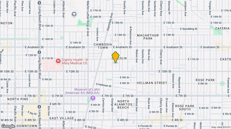 1050-1056 Orange Ave Map and Location Details