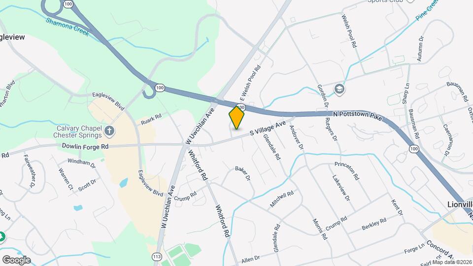 103 S Village Ave Map and Location Details