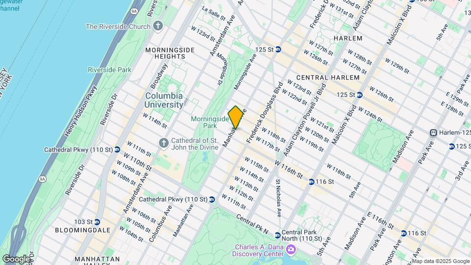390 Manhattan Avenue Map and Location Details