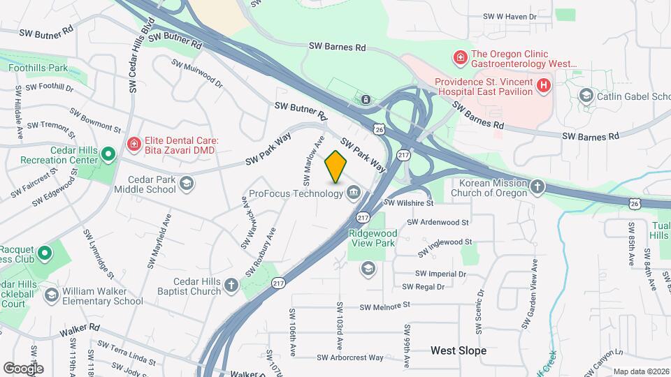 10277 SW Eastridge St Map and Location Details