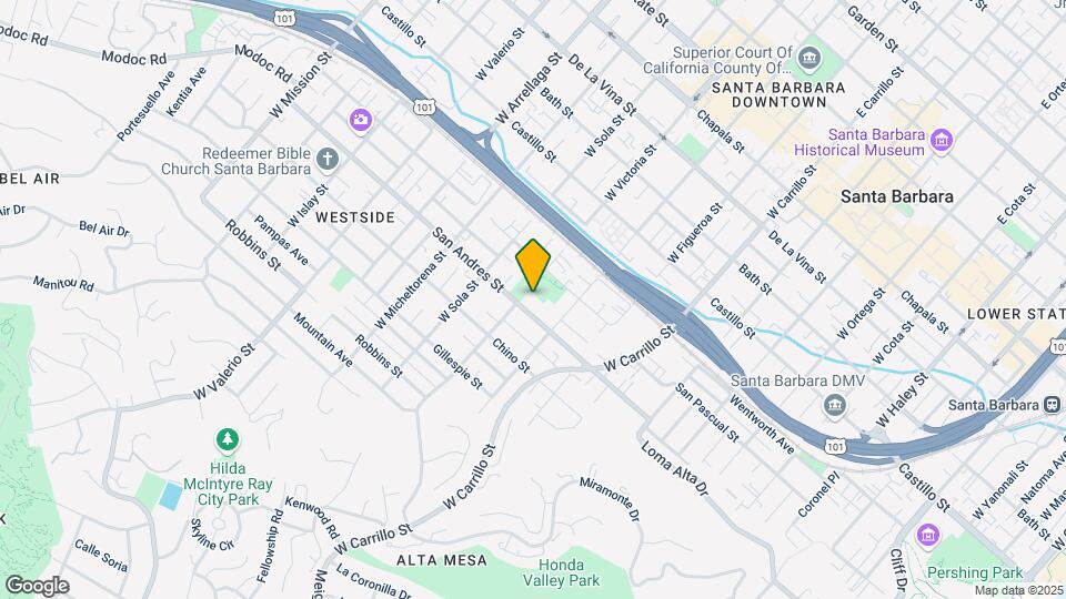 1230 San Andres St Mapa y Detalles de la Ubicación