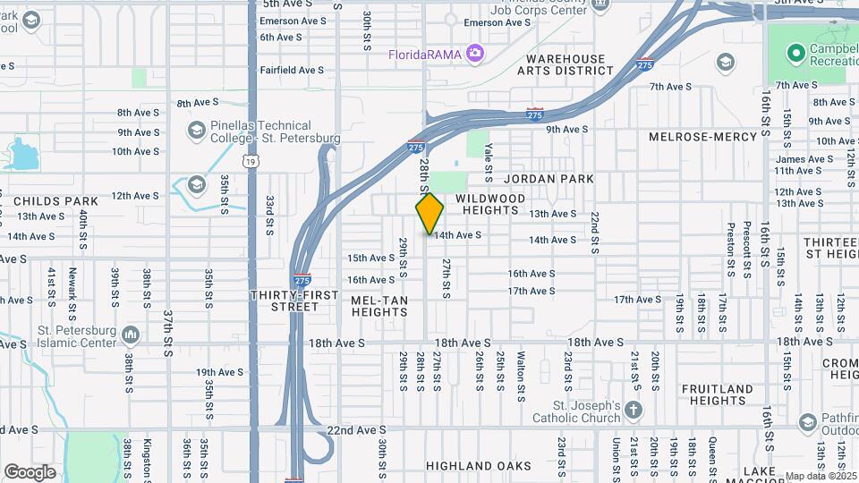 1416 28th St S Map and Location Details