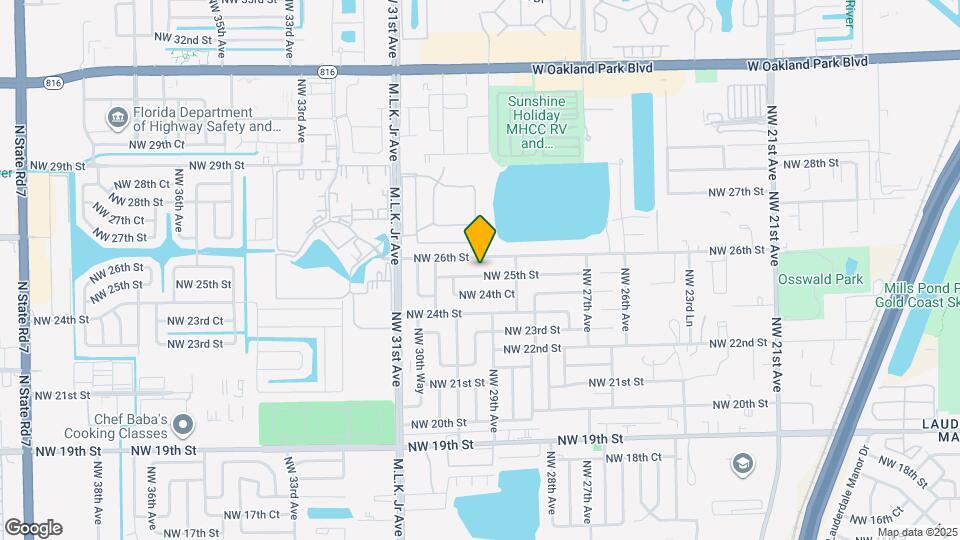 2921 NW 25th St Map and Location Details