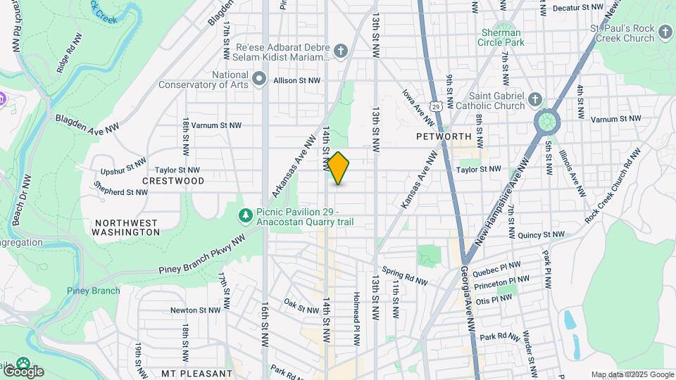 1355 Shepherd St NW Map and Location Details