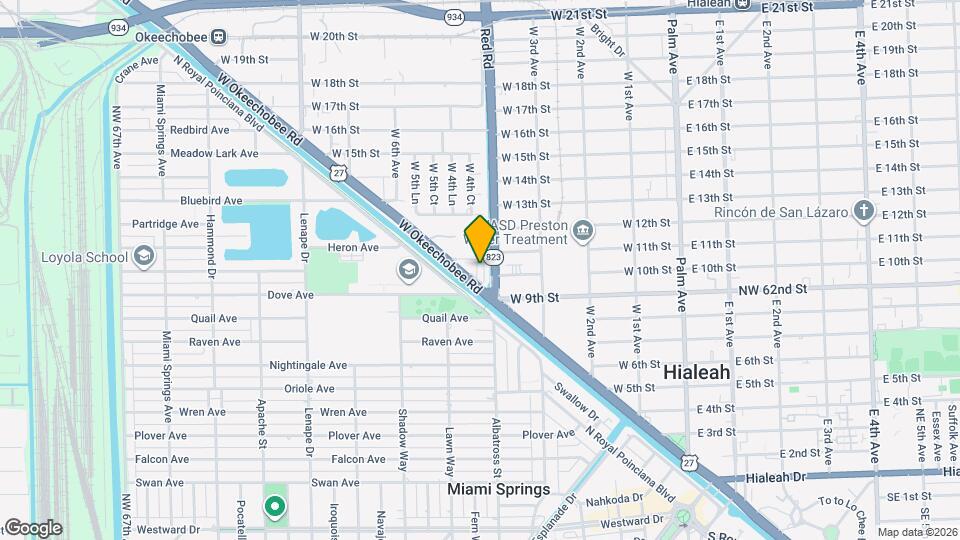 935 W Okeechobee Rd Map and Location Details