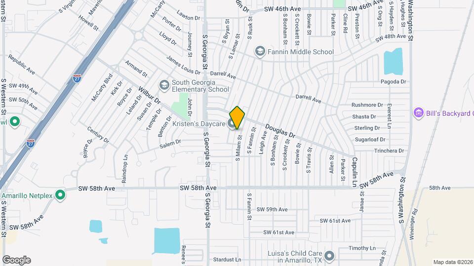 5212 S Milam St Mapa y Detalles de la Ubicación