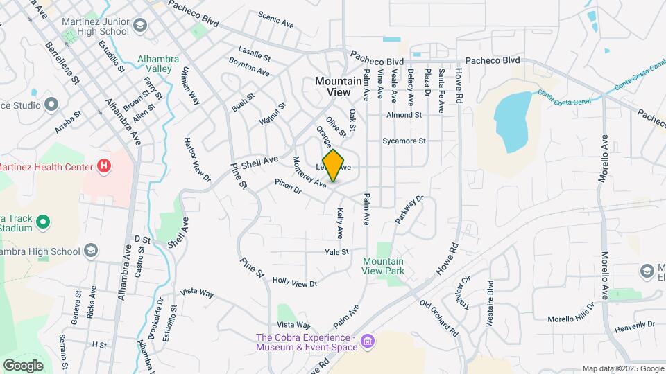 2491 Monterey Ave Map and Location Details