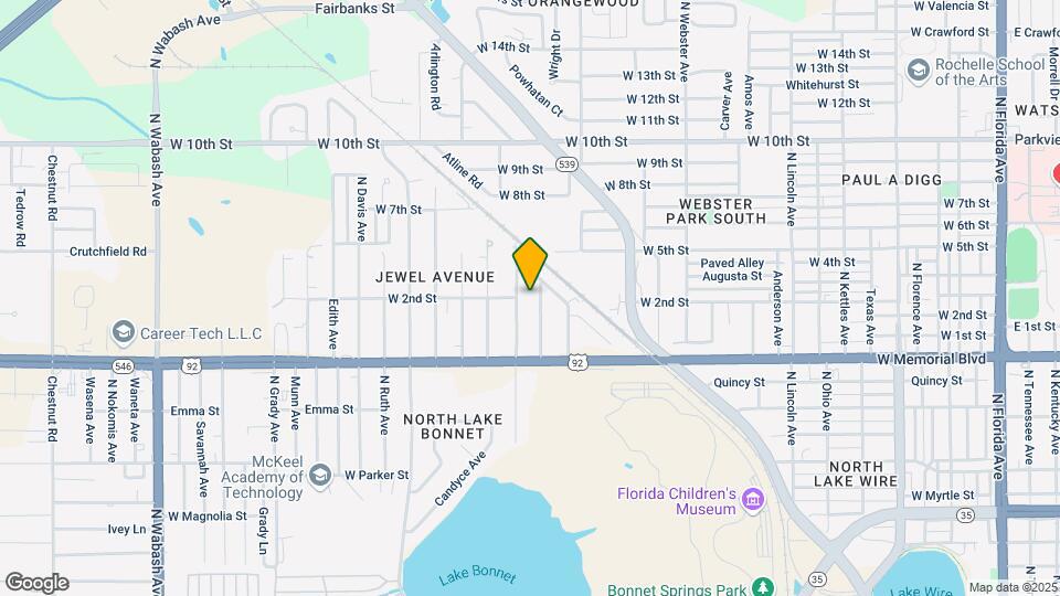 1104 N Marion Ave Mapa y Detalles de la Ubicación