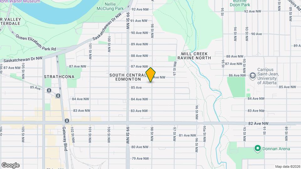 8504 98 St NW Map and Location Details