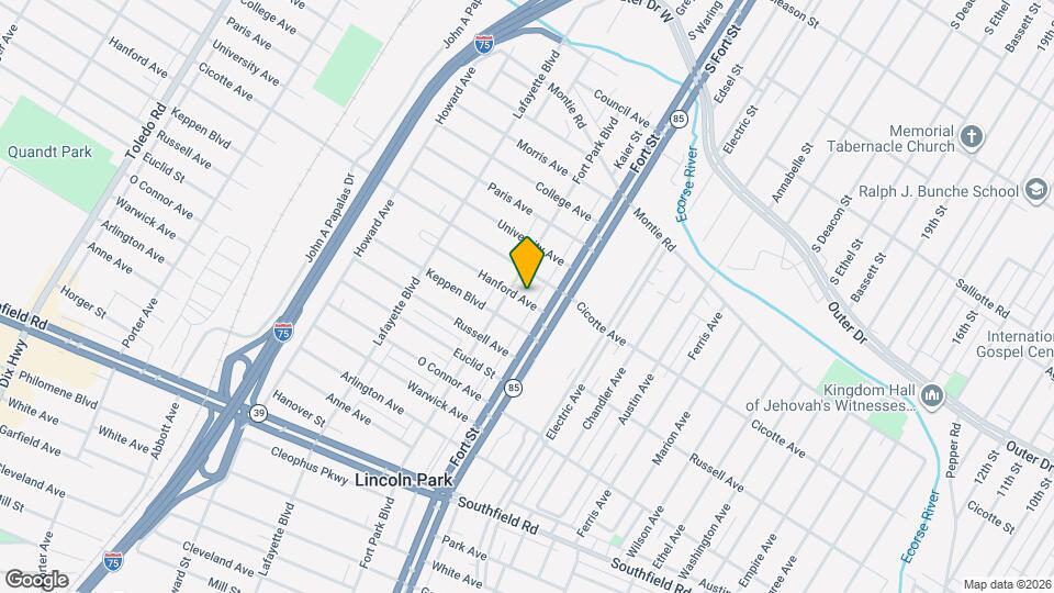 1312 Hanford Ave, Unit 6 Mapa y Detalles de la Ubicación