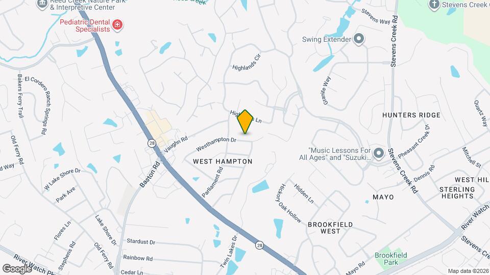 3590 Westhampton Dr Map and Location Details