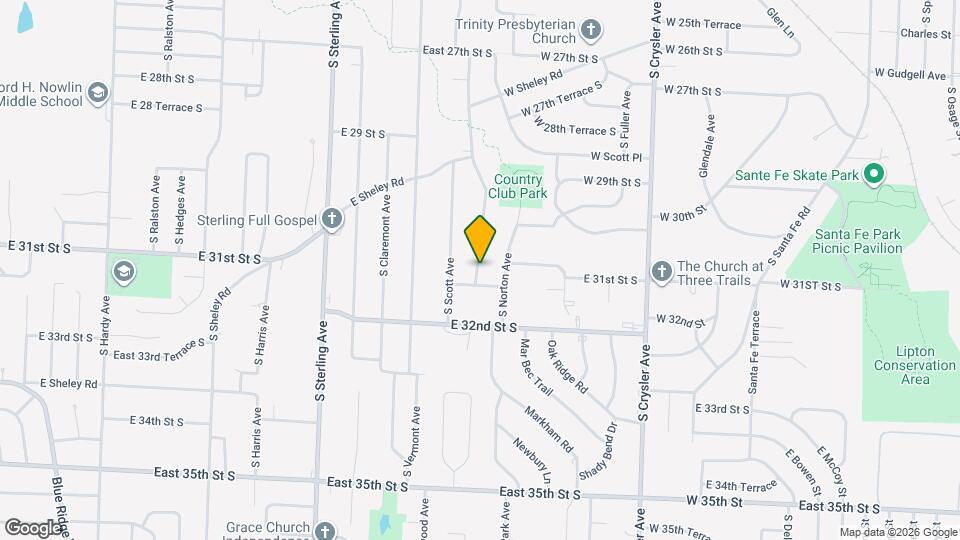 3025 S Norwood Ave Map and Location Details