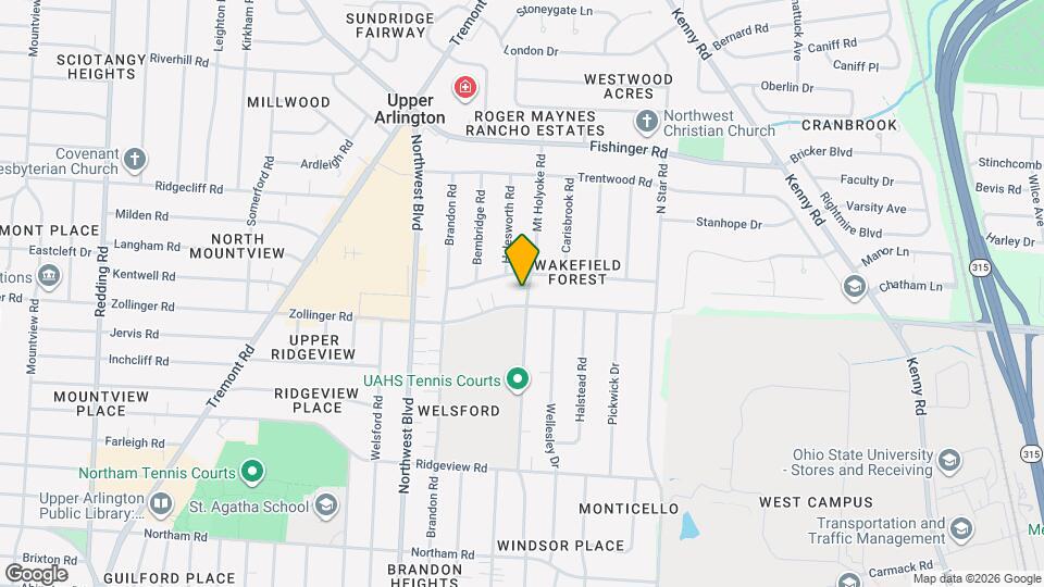 3043 Mt Holyoke Rd Mapa y Detalles de la Ubicación