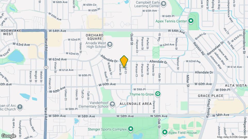 6087 Quail Ct Mapa y Detalles de la Ubicación