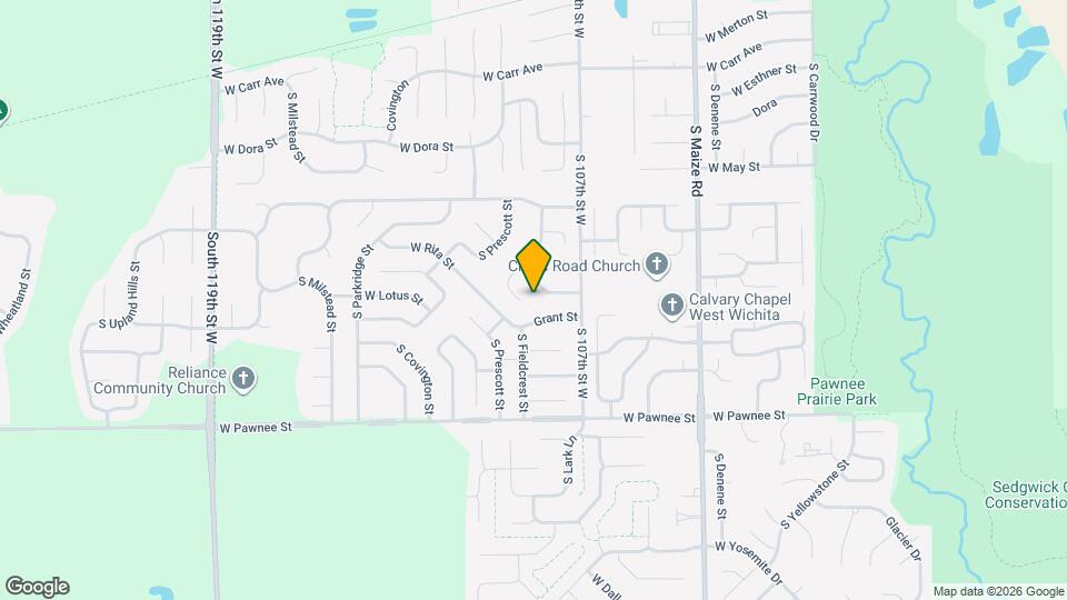 2138 S Fieldcrest Cir Map and Location Details