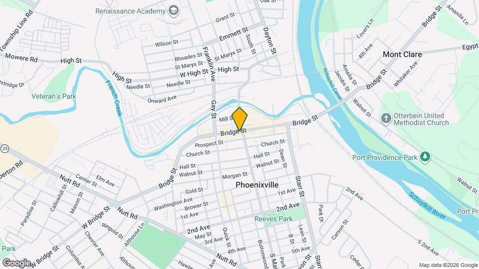 200 Bridge St Map and Location Details